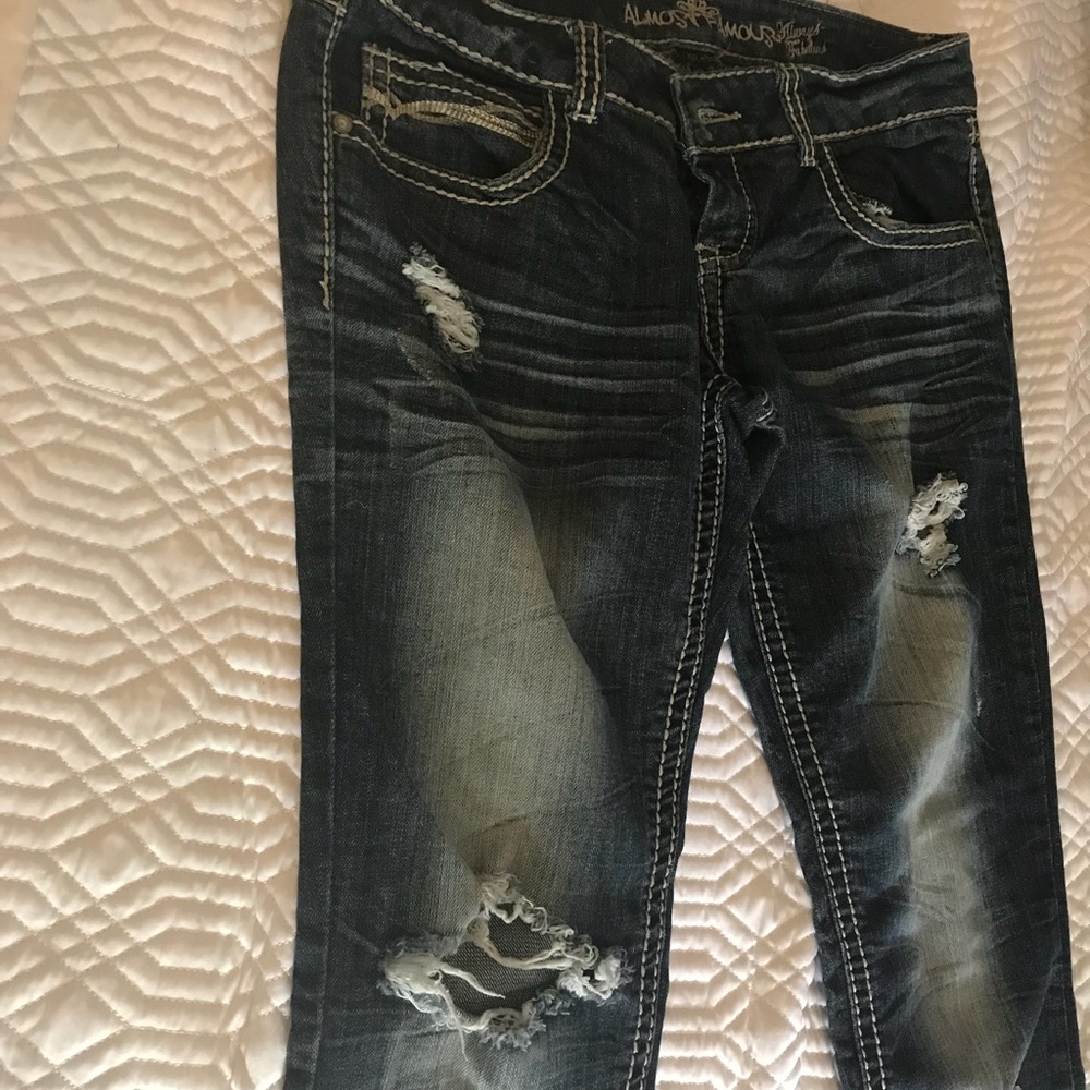 Jeans Not Sure About The Size I Uses Like Size 10 - image 1